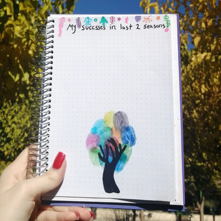 صفحه داخلی دفتر نقطهای A5 با نقطههای ۵ میلیمتری مناسب بولت ژورنال