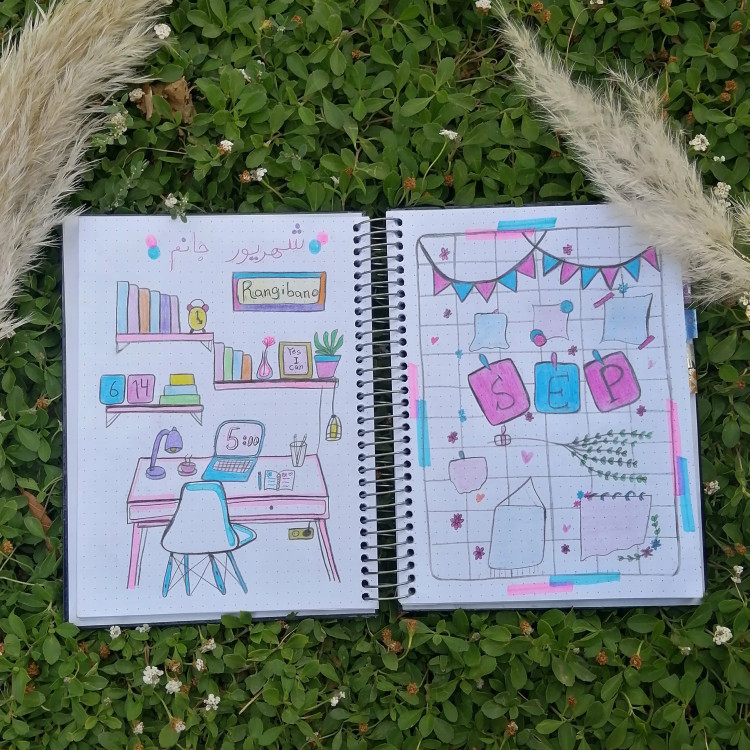 صفحه داخلی دفتر نقطهای A5 گرماژ ۱۰۰ با نقطههای ۵ میلیمتری