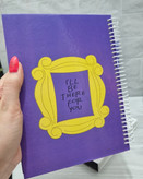 دفتر نقطهای A5 طرح Friends با جلد سخت و کاغذ سفید ۱۰۰ گرمی – رنگی بانو