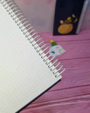 صفحه داخلی دفتر نقطهای A5 با نقطههای ۵ میلیمتری مناسب بولت ژورنال