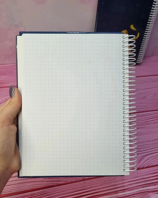 صفحه داخلی دفتر نقطهای A5 با نقطههای ۵ میلیمتری مناسب بولت ژورنال