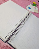 صفحه داخلی دفتر نقطهای A5 با نقطههای ۵ میلیمتری مناسب بولت ژورنال