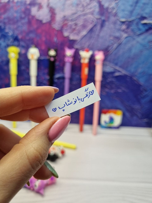 روان نویس چراغ دار طرح سانریو کرومی ملودی با جوهر مشکی