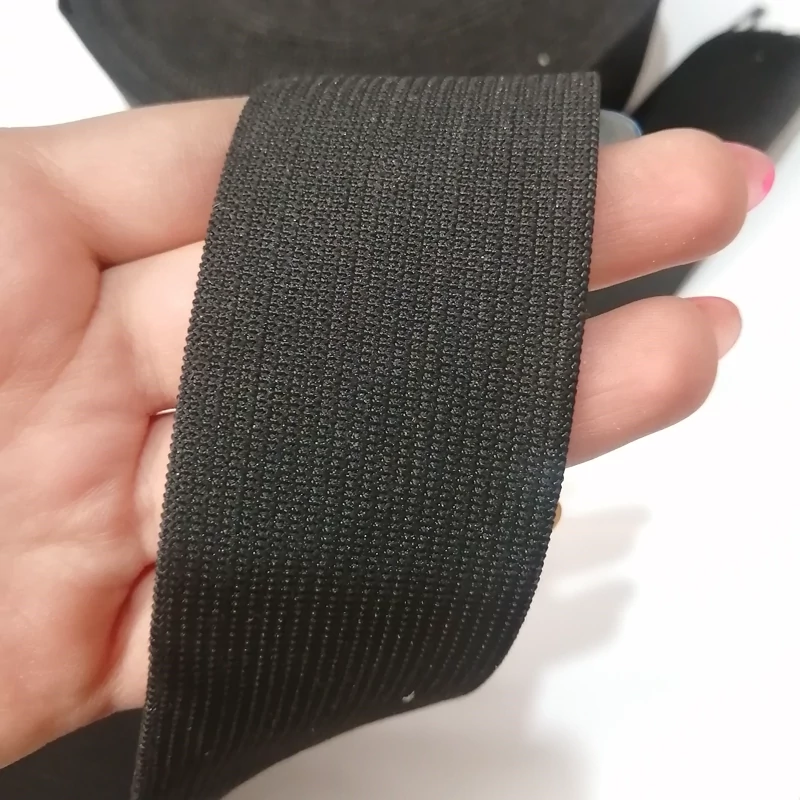 کش خیاطی مشکی چهار سانتی طول یک متر