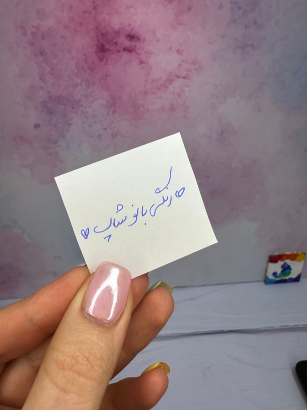روان نویس آویز دار طرح پروانه با جوهر آبی حرارتی پاک کن دار