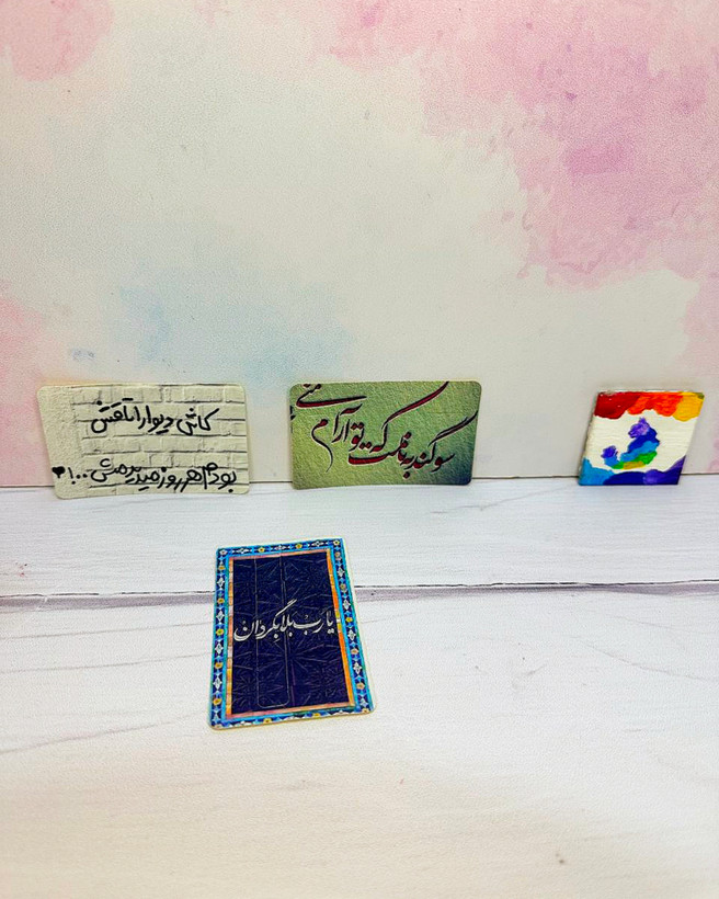 برچسب کارت استیکر کارت بانکی سه بعدی اکلیلی نوشته